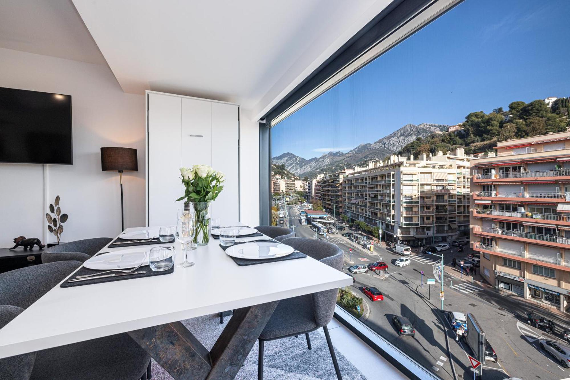 Le Cap Riviera Apartment Menton Bagian luar foto
